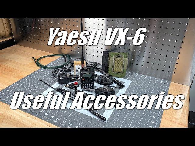 Yaesu VX-6 Useful Accessories