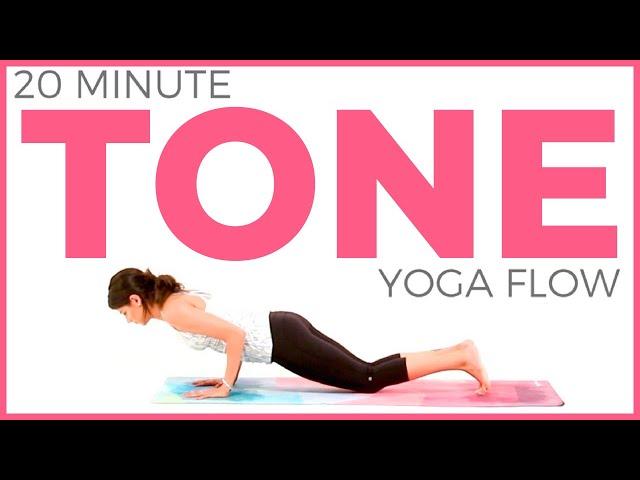 Yoga for Weight Loss | 20 minute Power Yoga Workout  TONE