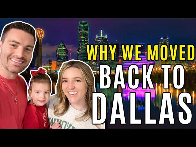 WHY I moved Back to Dallas Texas | EXPLAINED | The BEST place to raise a family!! Dallas TX