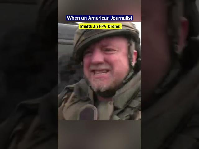 The Moment an American Journalist Meets an FPV Drone in the Kursk Region!