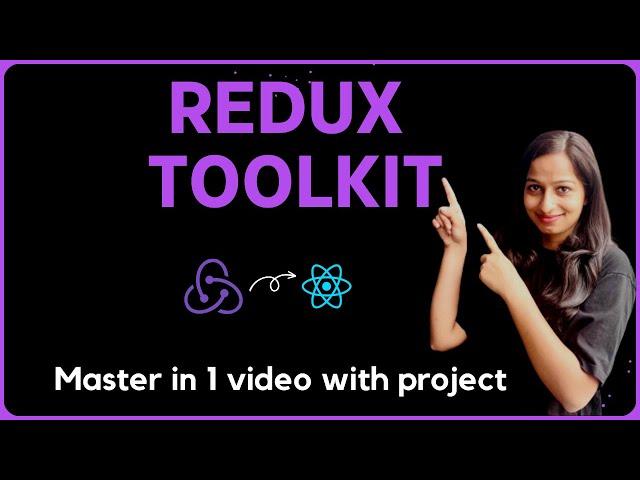 Learn Redux Toolkit in 1 video with Project | React Redux Toolkit |Redux Toolkit Tutorial