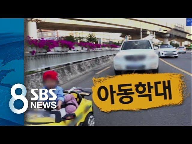 "아이에게 해로운 장면 연출한 유튜버, 아동학대" 결정 / SBS