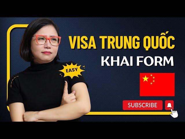 Visa du lịch Trung Quốc - Hướng dẫn chi tiết khai online - cập nhật 2024