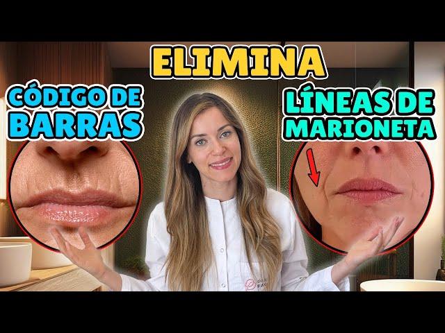 ELIMINA CÓDIGO DE BARRAS Y LÍNEAS DE MARIONETA | ADIÓS A LAS ARRUGAS DE TU BOCA