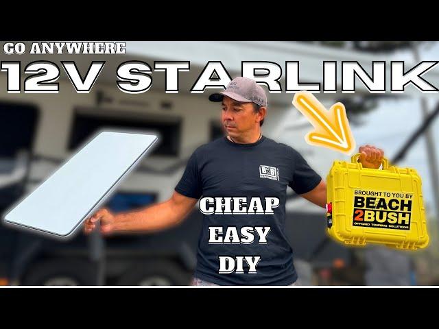 Convert STARLINK to 12v in 2024 - Portable, Tough, Cheap DIY - GRAB A QUICK MOD WITH THE DAD BOD