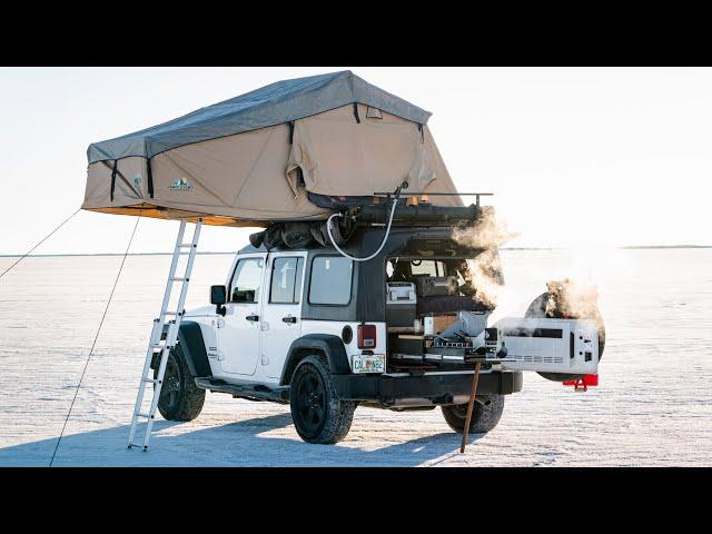 DIY JEEP BUILD- Living Out of a Jeep Wrangler – Year on the Road