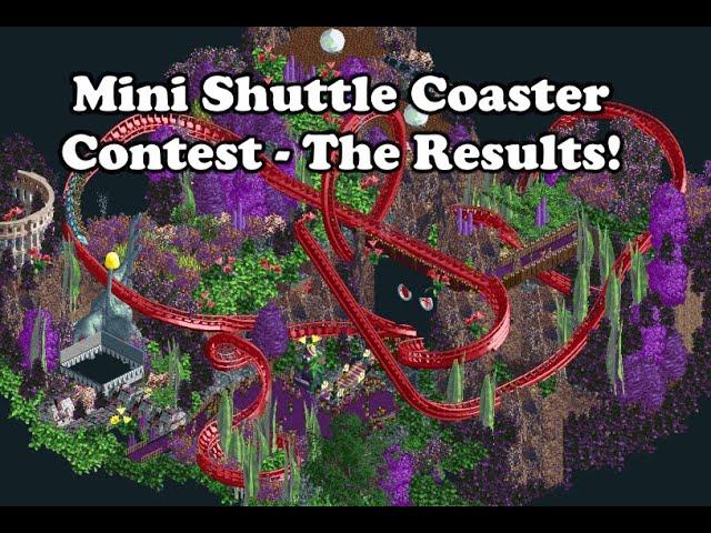 Mini Shuttle Coaster Contest - The Results!