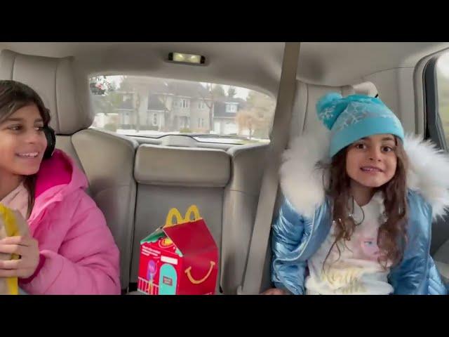 Deema and Sally with Monster in the car stories