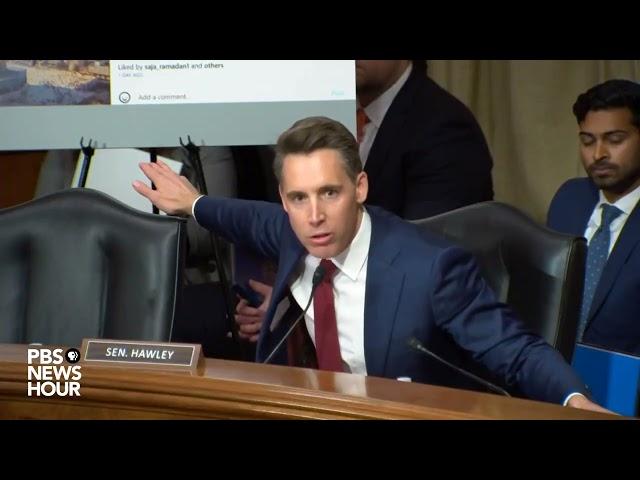 WATCH: Sen. Josh Hawley and DHS head Mayorkas argue over anti-Semitism claims during Senate hearing