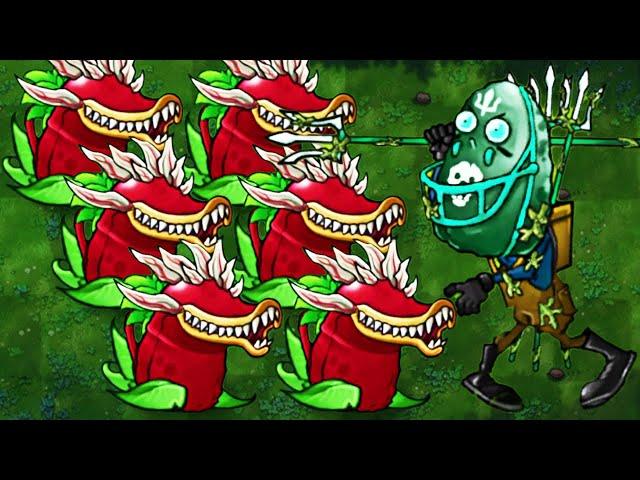 ROYAL CHOMPERS. ZOMBIES WON'T GET THROUGH (AND WON'T BLOW UP)! ► Plants vs. Zombies Fusion #17 PvZ