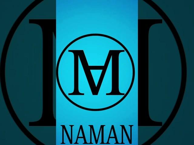 NAMAN Into BRAND logo k#logo #youtubeshorts #viral #trending #logodesign