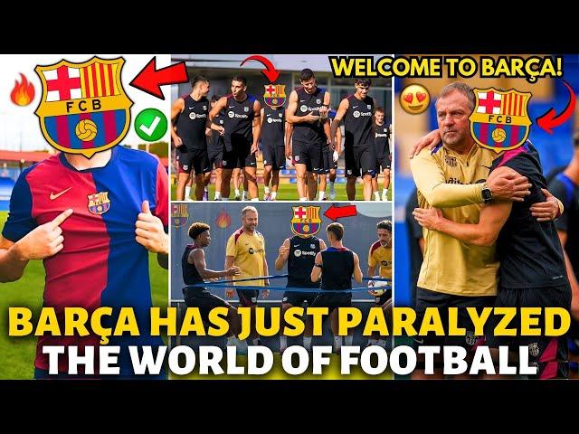 OFFICIAL BARCELONA HAS JUST PARALYZED THE WORLD OF FOOTBALL! EXCELLENT NEWS! BARCELONA NEWS TODAY!