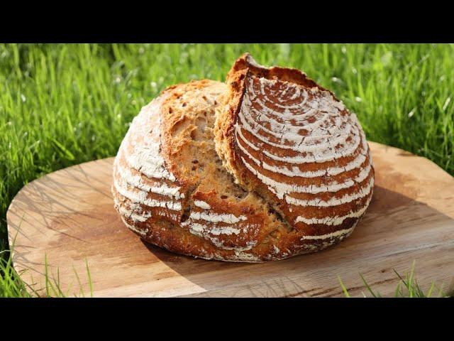 Das beste Mehrkornbrot ohne Kneten backen - sehr saftig und aromatisch / Multigrain Bread Recipe