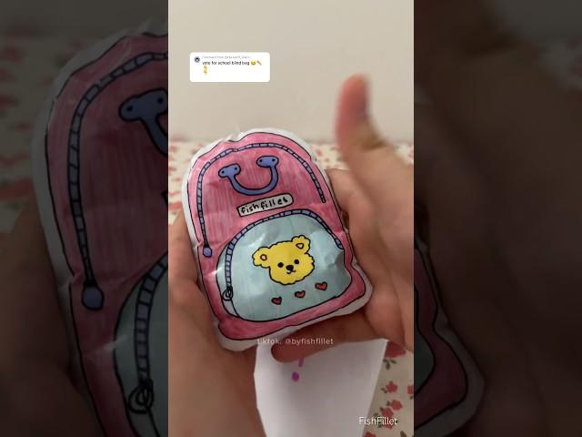 School blind bag #asmr #asmrunboxing #blindbag #papersquishy #paperdiy #papercraft #diy