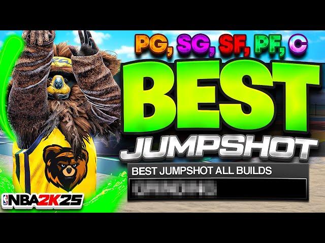 BEST JUMPSHOTS for EVERY BUILD ON NBA 2K25! FASTEST 100% GREENS JUMPSHOT! best jumpshot 2k25