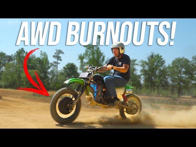 Thrash Testing our Hybrid 2WD dirt bike at Mini Mayhem 2024!