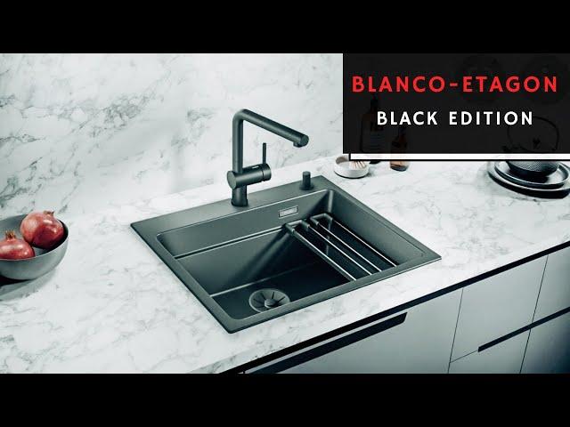 Küchenarmatur /Küchenspüle  - ETAGON Blanco - Black Edition - Mehr als nur eine Armatur und Spüle