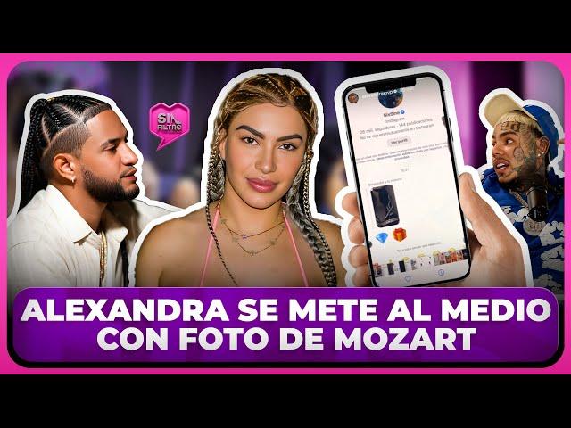 ALEXANDRA MVP SE METE AL MEDIO SOLITA CON FOTO DE MOZART LA PARA ¿MONTAJE O REALIDAD?