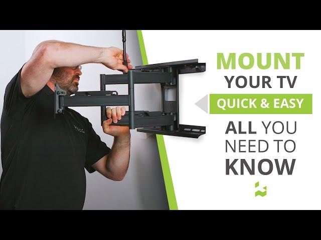 How to Wall Mount a TV Safely (Beginner's Guide) | Kanto Solutions