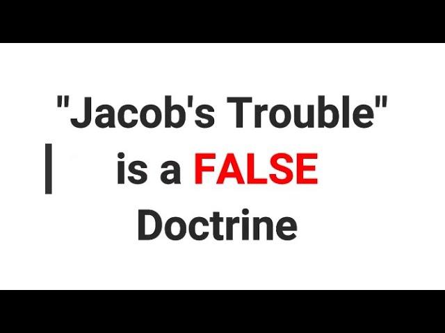 The Lie Of Jacob's Trouble #jacobstrouble #israelites #yisrael #hebrewisraelites