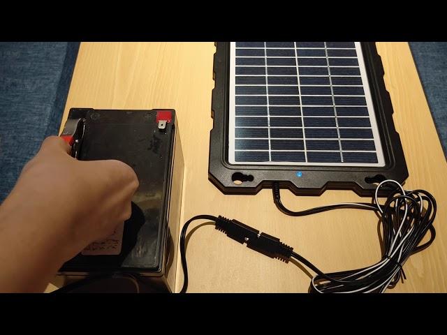 POWOXI 7.5 watt solar battery charger / maintainer