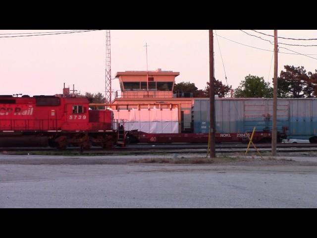 CP 234 Doing Work at Windsor Yard in Windsor, ON.  (CPWindsorsub Vault)