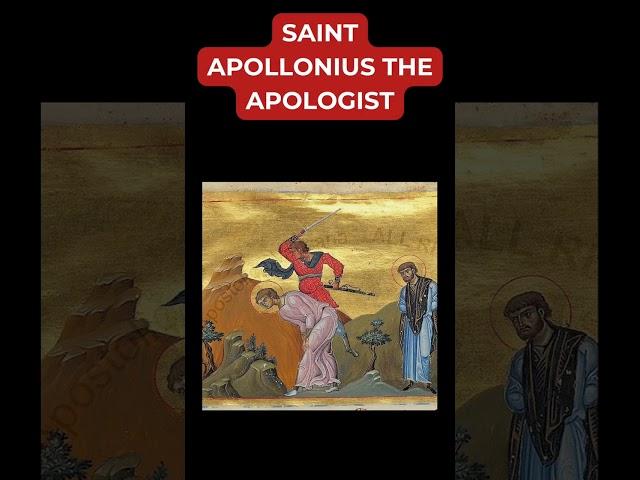 Saint of the Day | April 21 | St. Apollonius the Apologist #catholicsaints