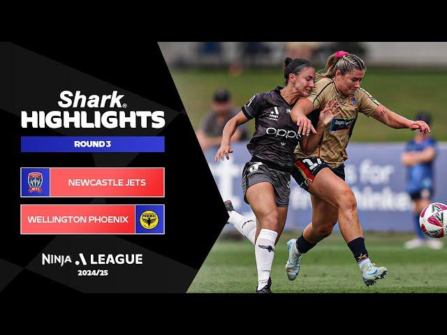 Newcastle Jets v Wellington Phoenix - Shark Highlights | Ninja A-League 2024-25 | Round 03