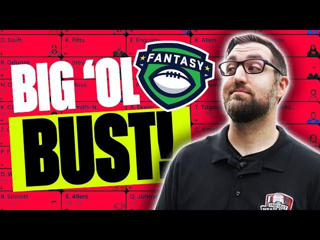 BIGGEST BUST in EVERY ROUND! - 2024 Fantasy Football Draft Strategy