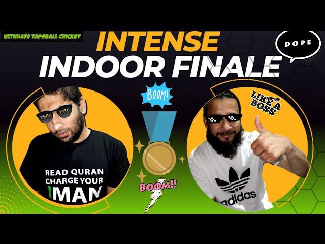 High Intensity Indoor Tapeball Cricket Finale. UstaadAli