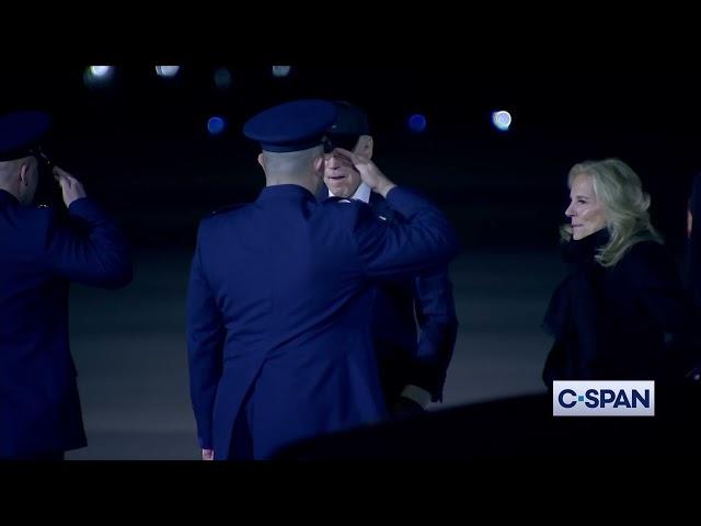 Bidens arrive Wilmington Delaware (12-17-2024)