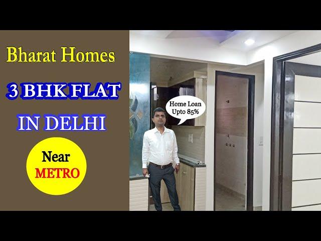 3BHK Flats In Delhi | Bharat Luxury Homes, Ghar in Uttam Nagar| Builder Floors| House For Sale Delhi