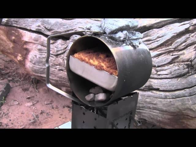 Turn Your Loop Handle Billy Bush Pot Into A Camp Oven! Zebra Pot Baking Pans.