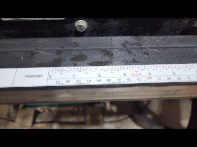 Replacing table saw measure tape with @FastCapLLC