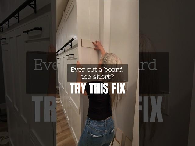 Don't Scap It!! Try this Genius Fix for Short Cuts! #woodworkingtips #diytips #shortcuts