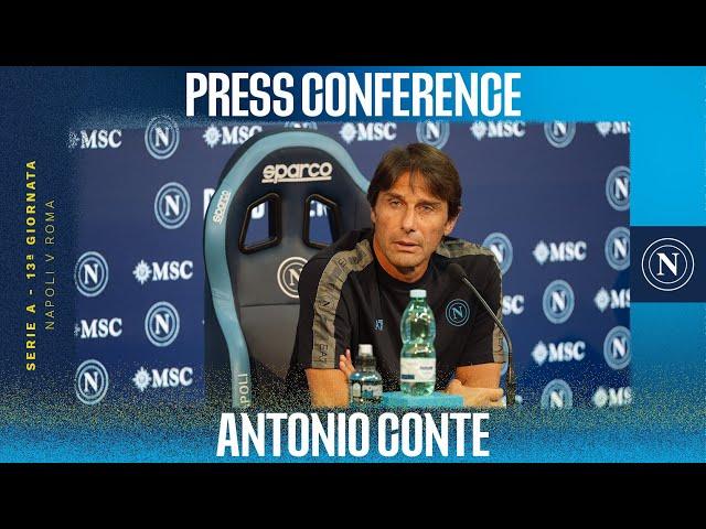 LIVE | La conferenza stampa di Mister Antonio Conte in vista di Napoli - Roma