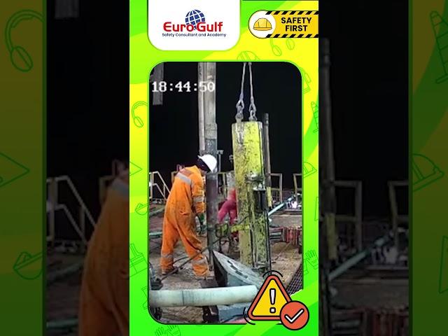 Oil Rig Safety Awareness Preventing Accident Caught on Camera Shocking Footage Workplace Danger!