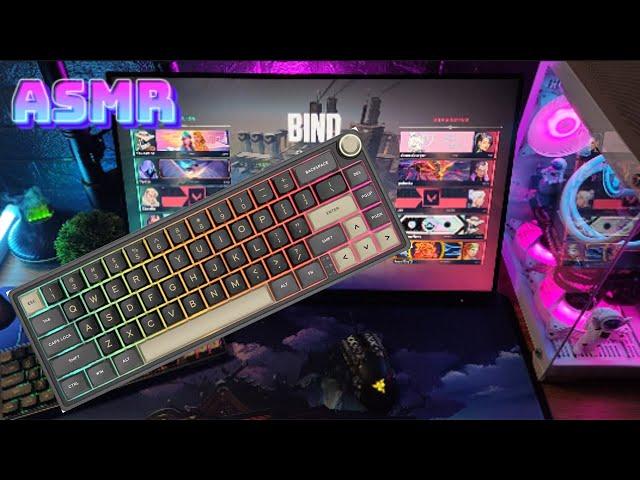 Unboxing Keyboard RK Royal Kludge R65 POV + 165hz +ASMR + Full Game + Lofi ️️