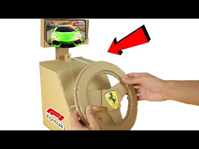 HowTo Make a Cardboard Racing Game Controller!! | DIY Ocean