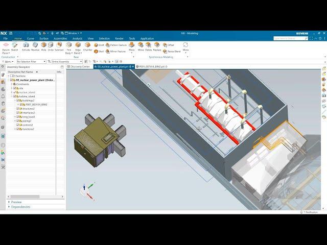 Siemens NX BIM - Navigator Demonstration