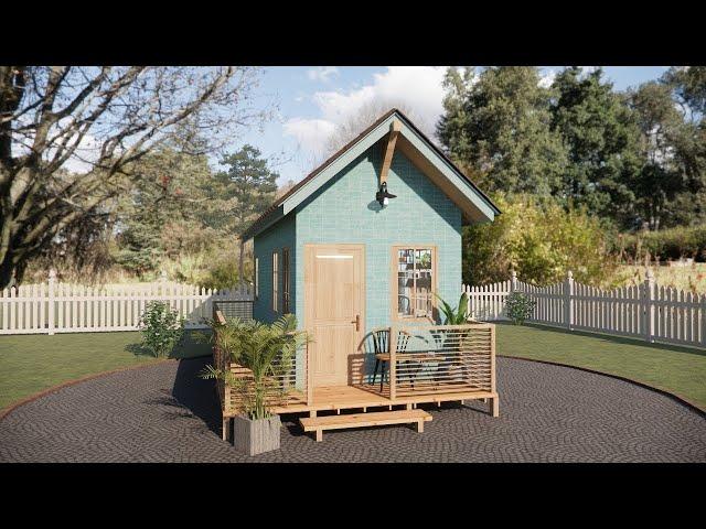 Adorable Single-Room Tiny House Tour | Cute & Cozy Space-Saving Design