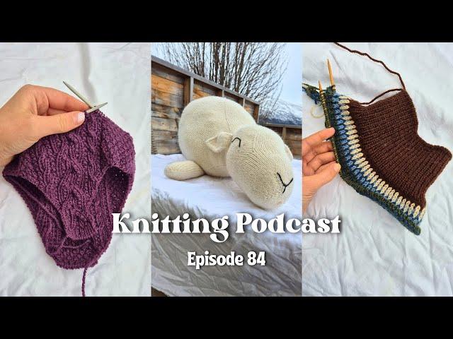 Celeste Sweater, Sweater No 14, Cozy Sheep & Baby Knitting// Knitting Podcast 084