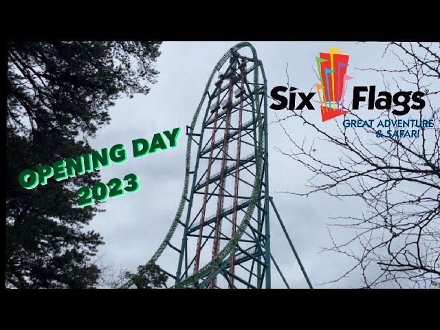 Opening Day 2023 at Six Flags Great Adventure w/ Lots of New Stuff to Check Out! + Big Storm Later!