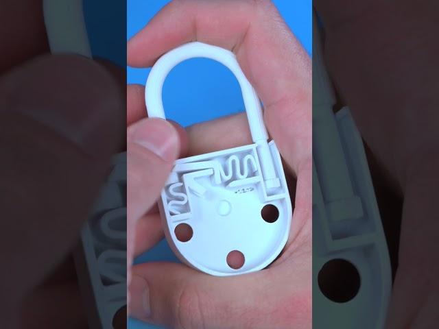 3d printed padlock vs real