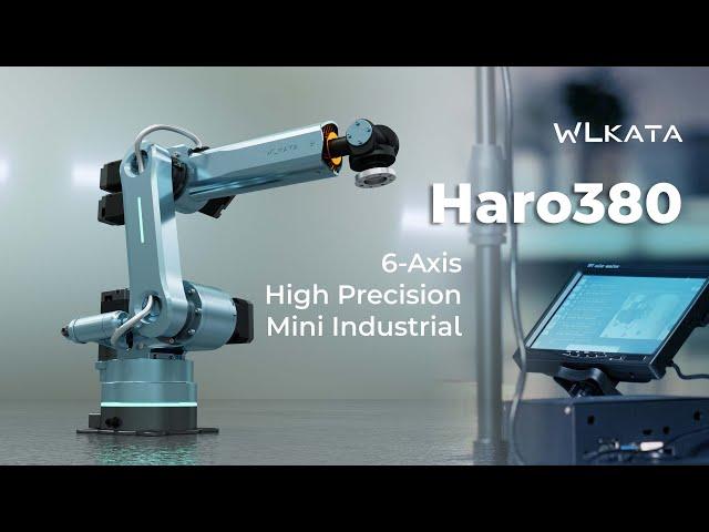 Robotic Arm Redefined: Meet the Haro380 - High Precision 6-Axis Mini Industrial