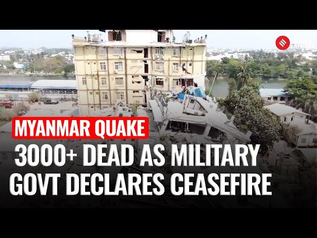 Myanmar Earthquake: Death Toll Crosses 3000 As Military Govt Declares Ceasefire For Rescue Efforts