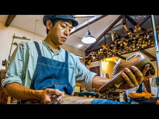 The world's foremost leather shoemaker, Leather Shoe Making by Japanese Hishinuma