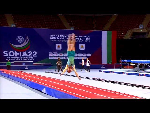 2022 Men's Final Tumbling  - World Championships Sofia, Bulgaria