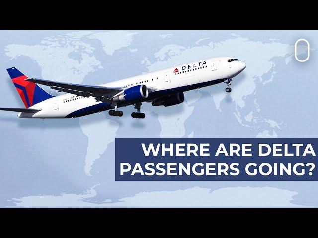 Over 50 Million Passengers: Where Delta Air Lines’ Atlanta Transit Travelers Actually Go