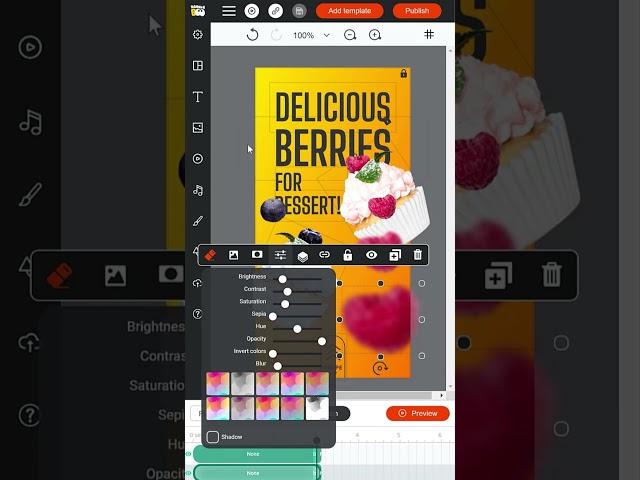 How to add depth to a banner using blur in BannerBoo